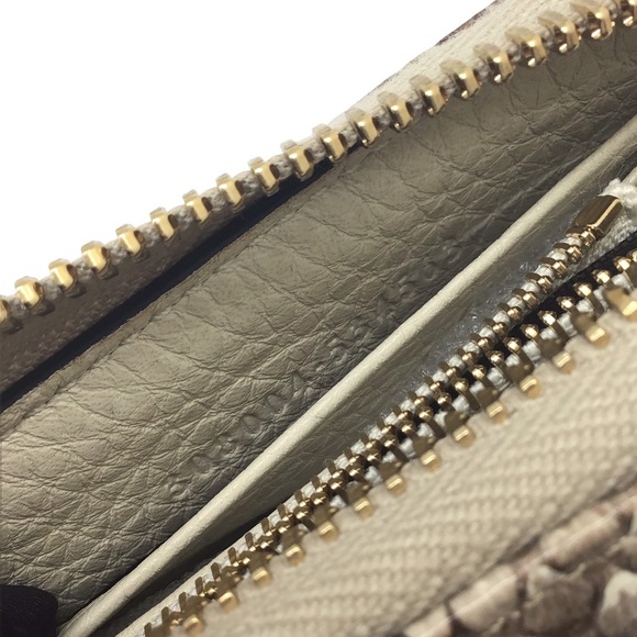 GUCCI Interlocking G Round Wallet Python Brown - Picture 10 of 10